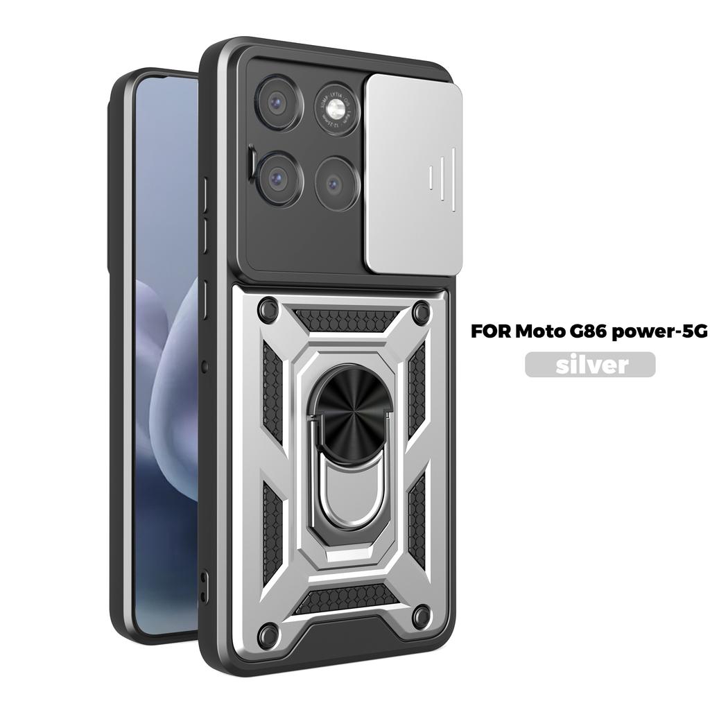 Armored Protective Shell With Magnetic Ring For Motorola G86 G56 G85 G75 G35 G15 G05 G04 G24 Phone Case With Camera Protection