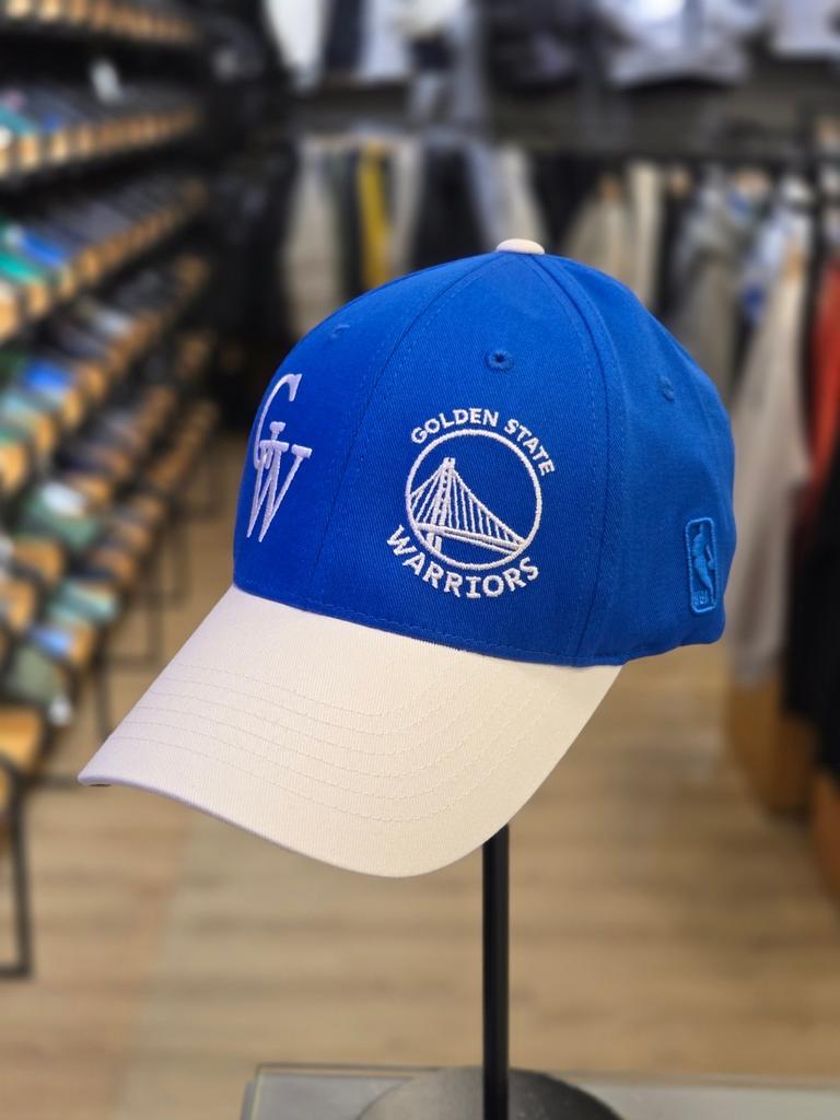 Casquette de baseball NBA Unisexe GSW Deux Panneaux Brodés Flexfit Point N255AP456P (21)