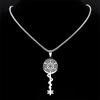 Hexe Hekate Rad Anhänger Halskette Edelstahl Wicca Magisches Symbol Hecate Schlange Schlüsselanhänger Damen Schmuck