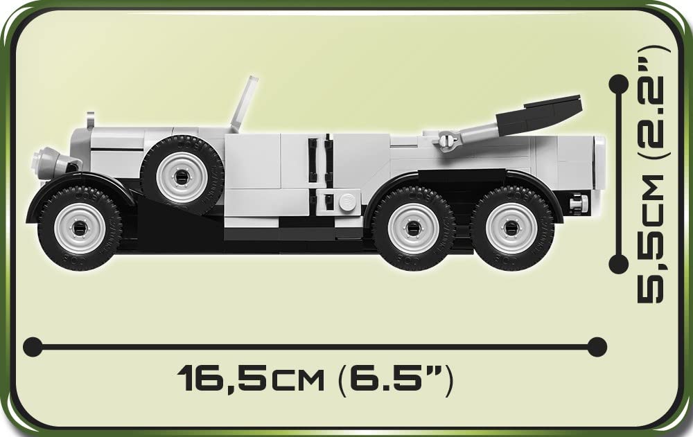 Cobi Historická kolekce 1939 Benz G4 Německý měřítkový model Kostky COBI Oficiální Japonsko #2409 M. (Armáda z 2. světové války) 1/35 [Vojenské - Distributor]