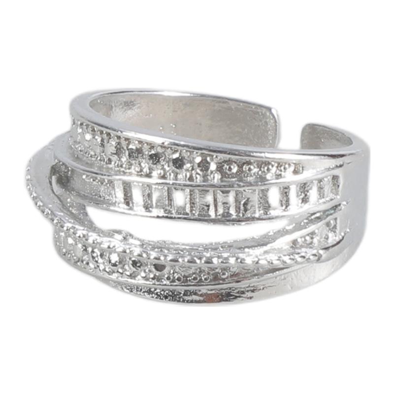 

Gemstones Multi Row Engagement Ring Multilayer Diamonds Wedding Band Cubic Zirconia Anniversary Jewelry for Women 1