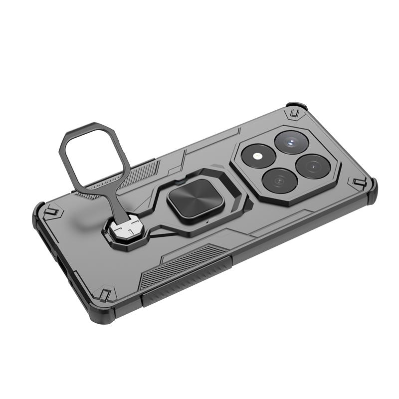 For Xiaomi Redmi Note 14 Pro 4G Case Camera Shockproof Armor Phone Case For Redmy Note 14 Pro 4G Ring Holder Back Cover