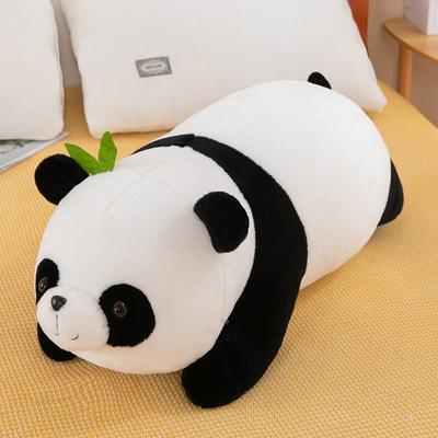 Cute Bamboo Leaf Party Panda Doll Office Sleeping Pillow Cushion Panda Hall Memorial Event Ornaments