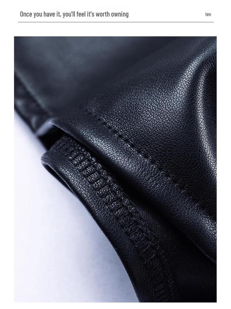 Hepburn Style A-Line Matte PU Leather Skirt: Retro Mid-Length, Elastic Waist, Large Swing, Autumn/Winter