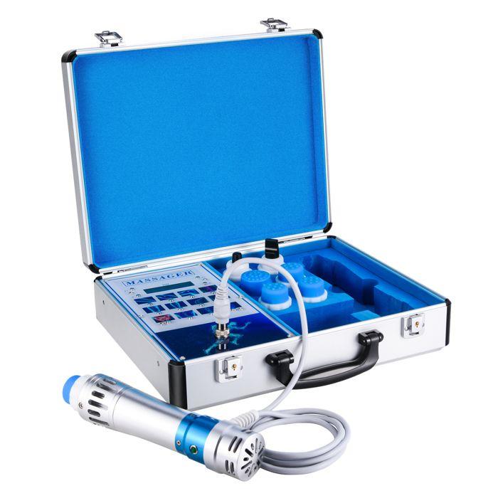Shock Wave Massage Machine, Extracorporeal Wave Muscle Massager, Massage Device with 7 Heads
