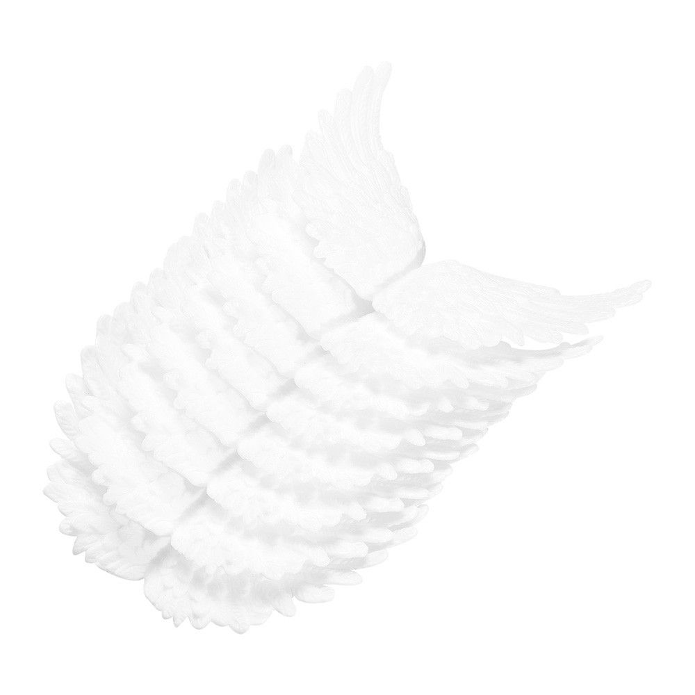 Birthday DIY Craft Christmas Tree Ornaments Xmas Party Decoration Cake Decor Plastic Angel Wings