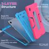 Armor Stand Case Universal for Samsung Galaxy Tab A11 2025 A9 2023 8.7 Inch SM-X133 X135 X110 X115 X117 3-in-1 Heavy Duty Cover