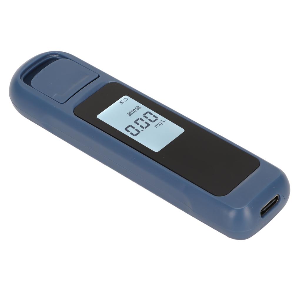 Alcohol Tester Compact Portable Contactless High Accuracy Digital LCD Screen USB Rechargeable Alcohol Detector