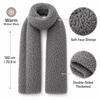 Thickened Plush Scarf Faux Sherpa Neck Scarf New Neckerchief Wrap  Women Girl