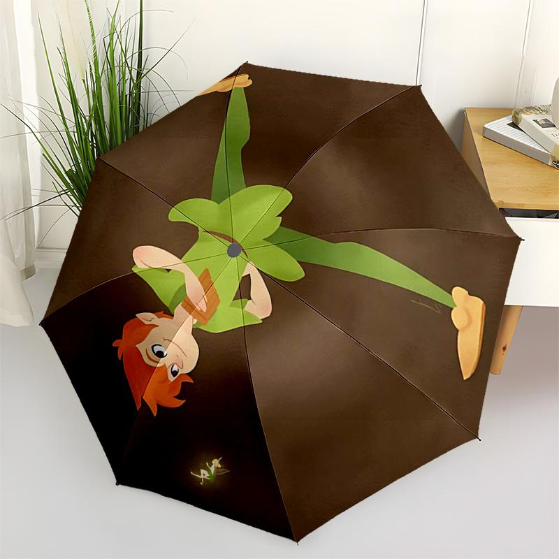

Tinker bell Themed Travel Umbrella-8 Ribs Automatic Opening and Closing, Portable Folding Design, Compact and Stylish Umbrella