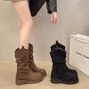 Short boots women's  autumn and winter thick soled women's shoes new versatile women's boots