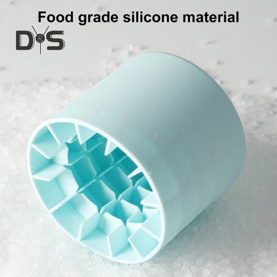 Silikonová forma na kostky ledu, válec na výrobu ledu pro domácí ledničku, snadné uvolnění, rychlá miska na výrobu ledu, potravinářské barové nástroje