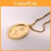 Vintage Rose Flower Pendant Necklace With Geometric Design For Women And Men