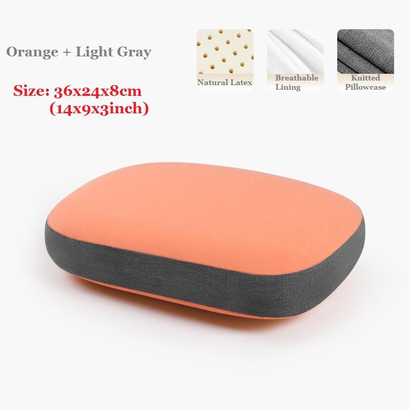 

Natural Latex Pillow Rubber Odorless Neck Pillow Office Cushion Sleep Does Not Collapse 36x24x8cm