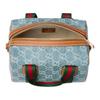 Gucci GG Classic Shape Denim Boston Bag Mini Unisex handbags Blue White 859975-FAFTZ-8661