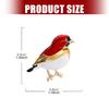 Trendy Enamel Bird Shaped Brooch Korean Inspired Jewelry Gift For Her Unique Clothing Dress Pin Accessory