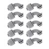 10Pcs 1in NPT Liquid Tight Connector Nylon 90 Degree Flexible Non Metallic Electrical Conduit Connec