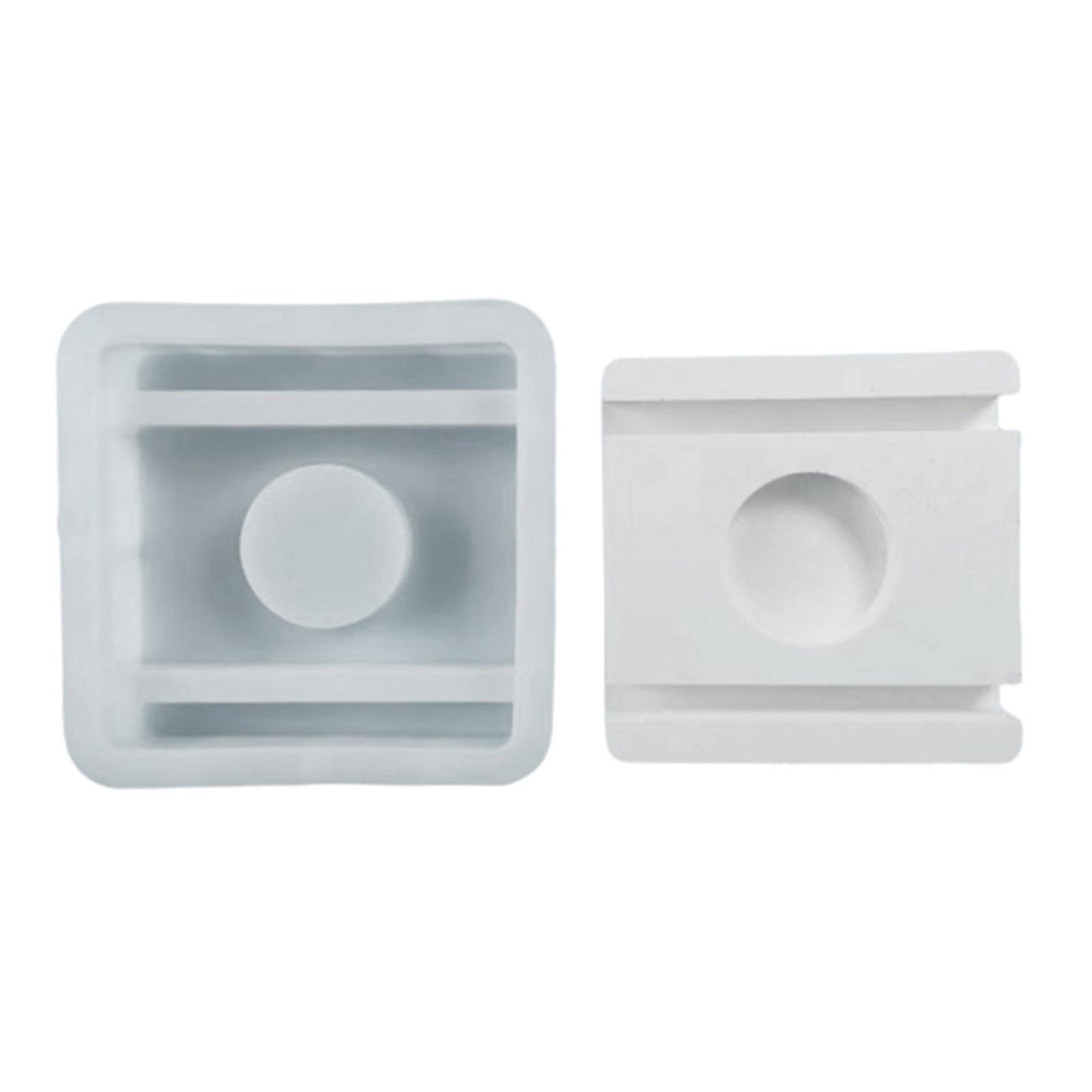 

Формы для квадратных подсвечников Формы для подсвечников с одним отверстием для самостоятельного изготовления подсвечников для чайных свечей Украшения для комнаты