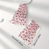 1 Pair Props Nail Tips Display Sleeve Fashion Accessory Nail Art Heart Tulle Photo Glove Fake Pleated Cuff Manicure Photography