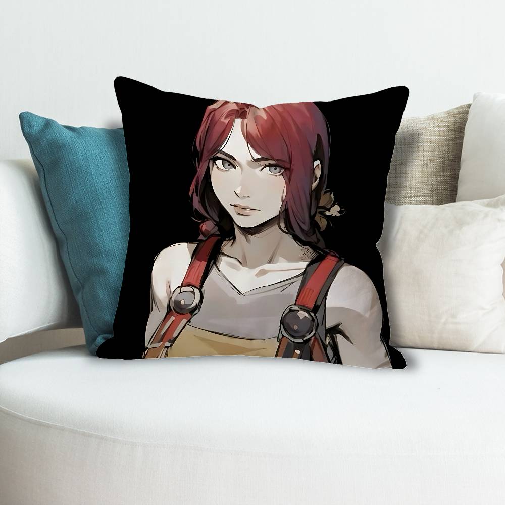 Game FFear And HHunger Anime Celebrity Merchandise AllMatch Printed Pillow Case Sofa Car Office Room Decoration Protector