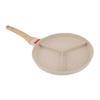 Breakfast Frying Pan Anti Stick Versatile Divided Grill Pan Egg Pan for Egg Steak Omelet Home Kitchen Stove