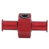 Fuel Pressure Gauge Adapter T Shape 3Celsius8in Hose Port 1Celsius8in NPT Fitting   Auto Parts