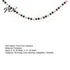 Reusable Polyester Garland 78.8 Inch Christmas Pom Garland, Red Green White 20/30 Pompom Holiday Party Backdrop Balls Ornaments for Xmas Tree,