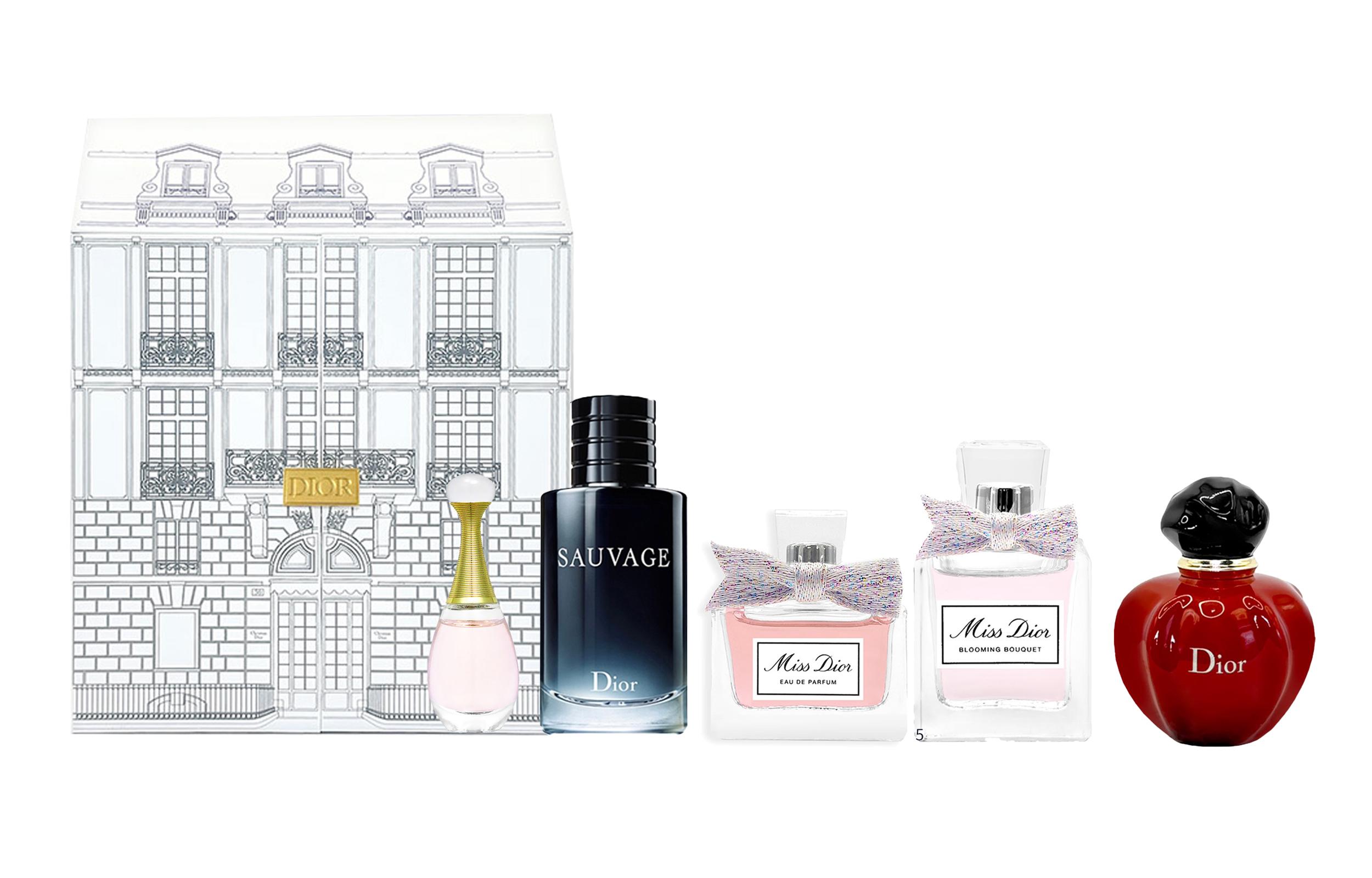 DIOR Castle Perfume Sample Gift Box Sets Five Piece Set, All Star Classic Perfume Fresh, Mother s Day Gift For Mom Montaigne Tuileries Castle Box