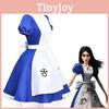 Bezauberndes Alice Madness Returns Prinzessinnenkleid Dienstmädchenkostüm für Damen Cosplay