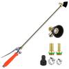 57.48 Inch Metal Replacement Sprayer Wand 2 Hose Clamps Pump Spray Wand Adjustable Telescopic Watering Tool with Copper Nozzle