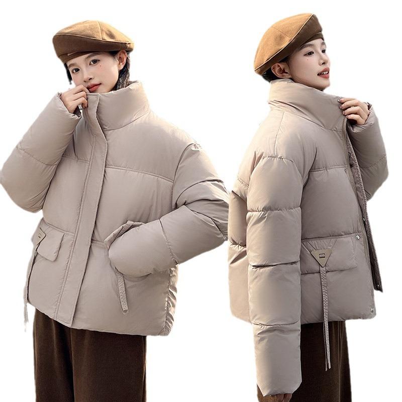 Short Down Cotton Jacket Women's 2025 New Fashion Stand-up Collar Cotton Jacket, Warm Winter Clothes, Slimming Jacket and Padded Jacket