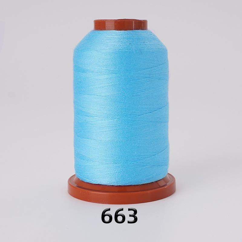 100-Color High-Speed Polyester Sewing Thread, 1100 Yards, Two-Ply, Fine and Durable for Hand and Machine Use.