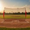 Baseball Pitching Screen Reinforced Net Batting for, Coaches, Backyard,