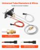 Gas Pilot Assembly, OE 2090-012, 2198-012, SRV2090-012 Fireplace Gas Pilot Assembly, Natural Gas Ignition Replacement, Fit Heatilator, Heat & Glo,