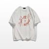 Loose Fit Women's Pure Cotton Summer T-Shirt - New 2025 Oversized American Style Half Sleeve Top