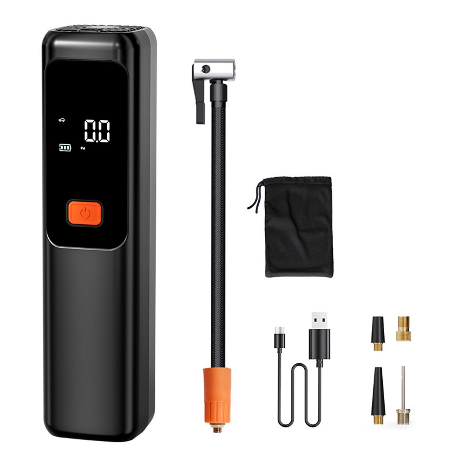 

Портативный компрессор для накачивания шин, Шина автомобиля с цифровым манометром, Аккумуляторная батарея, для автомобиля, внедорожника, мотоцикла, мяча One Size