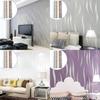 Modern Stylish Gray Wave Stripe Wallpaper For Living Room And Tv Background Decor