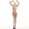 Women Sexy Bodysuit Ultrathin Turtleneck Full Wrap Toe Oil Shiny Body Stockings Seamless Tight Erotic See-Through Jumpsuit