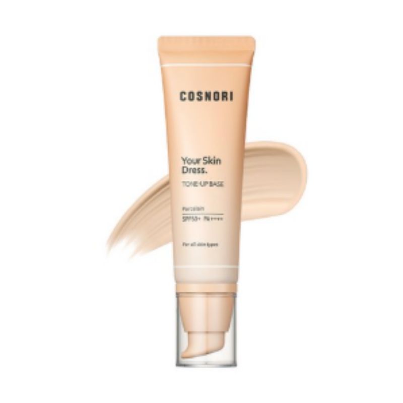 COSNORI Tone-Up Brightening Makeup Base K-Beauty Your Skin Dress Porcelain Tone Corrector