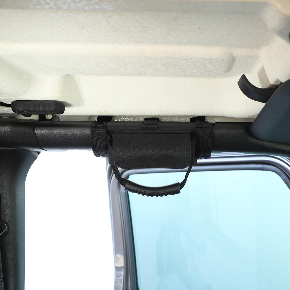 Car Door Top Grab Handle With Storage Bag For Jeep Wrangler  BJ40 Interior Accessories