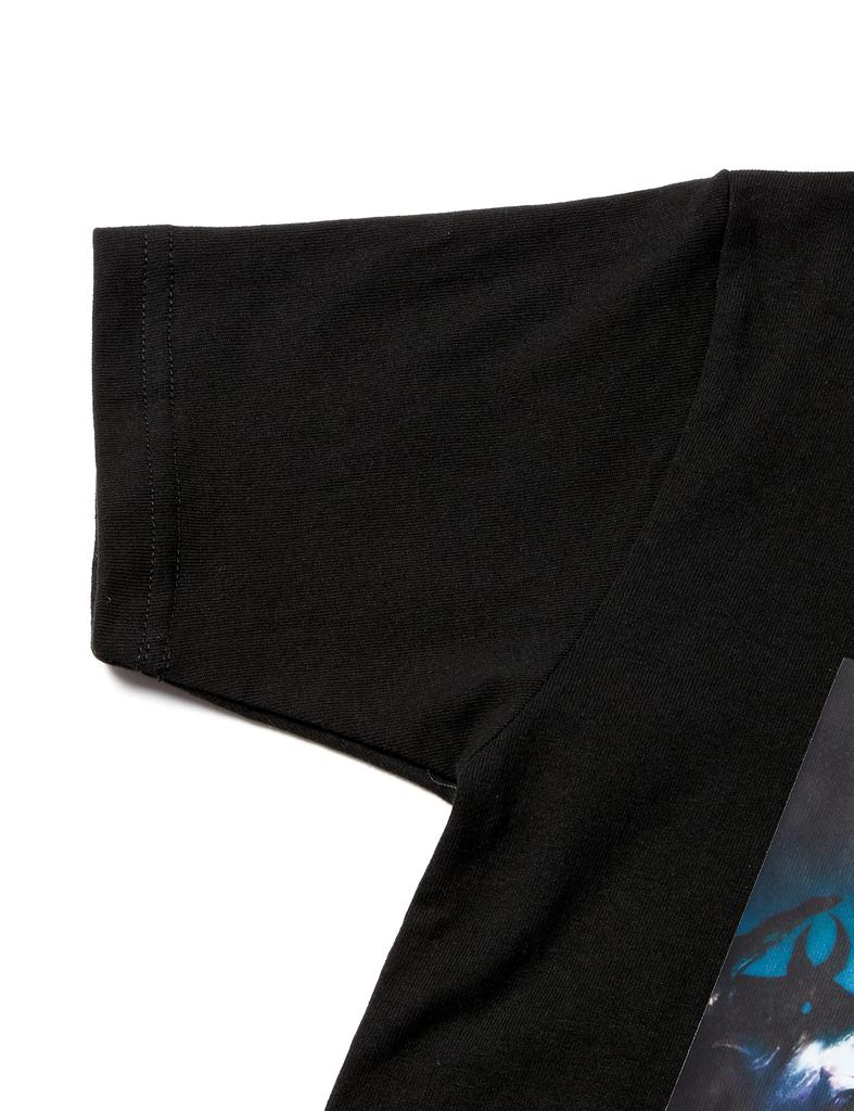 Jujutsu Kaisen Kids' Short Sleeve T-Shirt, Double-Sided Sukuna, Black, Size 110