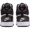 Nike Court Borough 2 Slip Resistant Abrasion Resistant Mid top Kids' Skateboarding Shoes White Burgundy Teenagers Sneakers CD7782-126