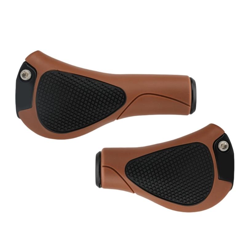 2 Stück Pendler Fahrradgriff Gummi Aluminium Griff Wasserdichte Fahrradlenkerabdeckung für Langstreckenfahrt und täglichen Gebrauch