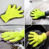 Chenille Car Wash Glove Five-Finger Microfiber Wash Mitt Scratch Free Car Interior Exterior Cleaning Glove for Wheels Door Handles