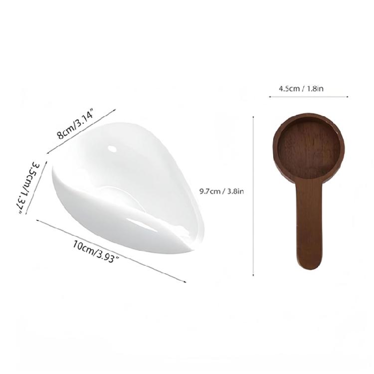 Coffee Bean Scale Dish Coffee Dosing Tray Kitchen Accessory Coffee Weighing Tool