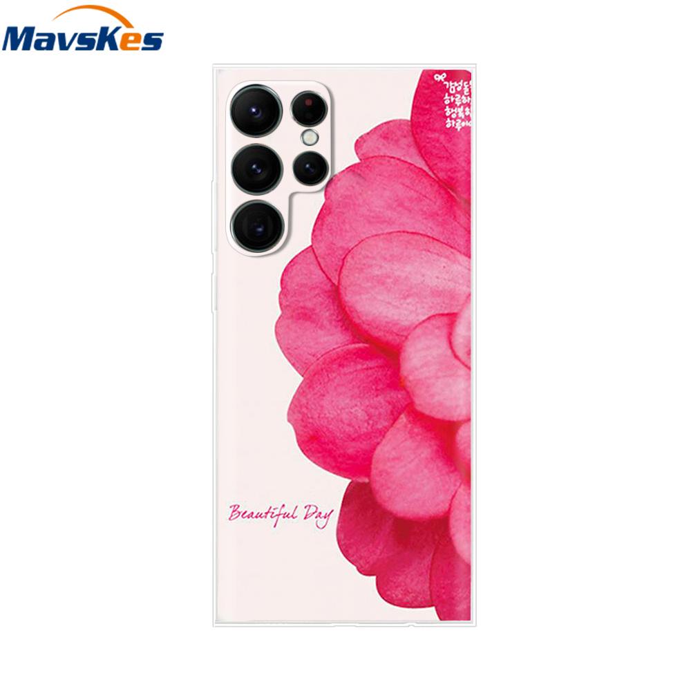 For Samsung Galaxy S22 Ultra Case Silicone Soft Clear Bumper Back Cover For Samsung S22 Ultra Cases For Samsung S22 Ultra Fundas