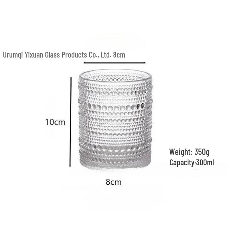 

Shangqi Colored Dot Glass Mouthwash Cup