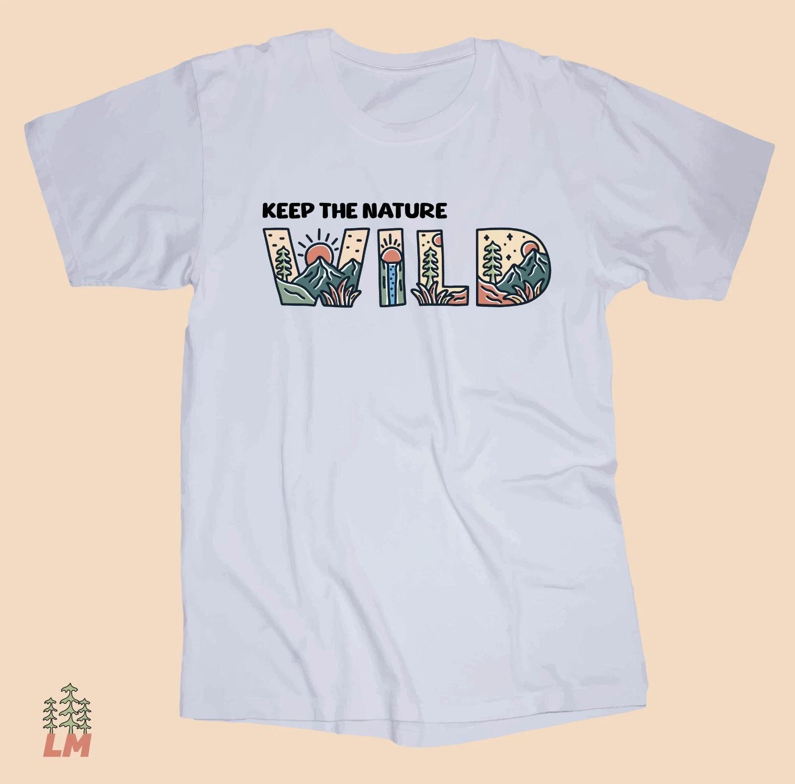 

Keep the Nature white shirt Outdoors Arizona Mountains Hiking Camping Adventure M