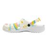 Allover Printed EVA Casual Clogs Men Women Soft Sole Easy Clean Lightweight Slip On Sandals Slippers Summer Daily Leisure Shoes