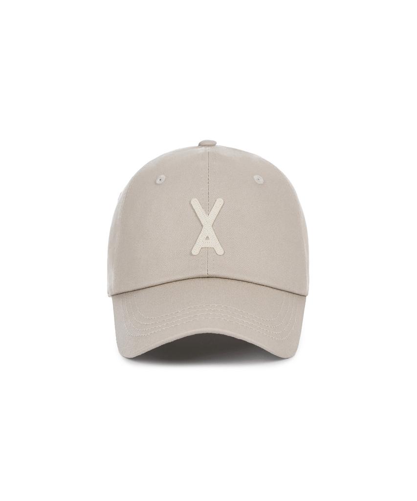 Bajal Va Applique Oversized Ball Cap Beige